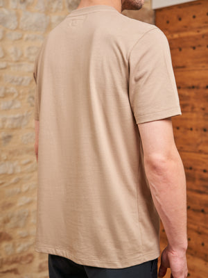 T-shirt Paul en coton biologique beige
