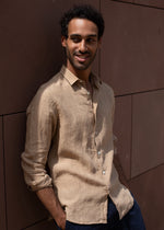 CHEMISE LIN BEIGE