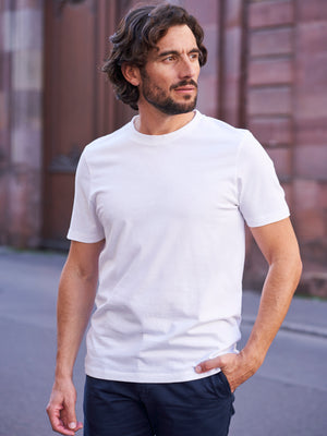 T-shirt Paul en coton biologique blanc